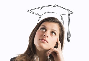 Graduate woman